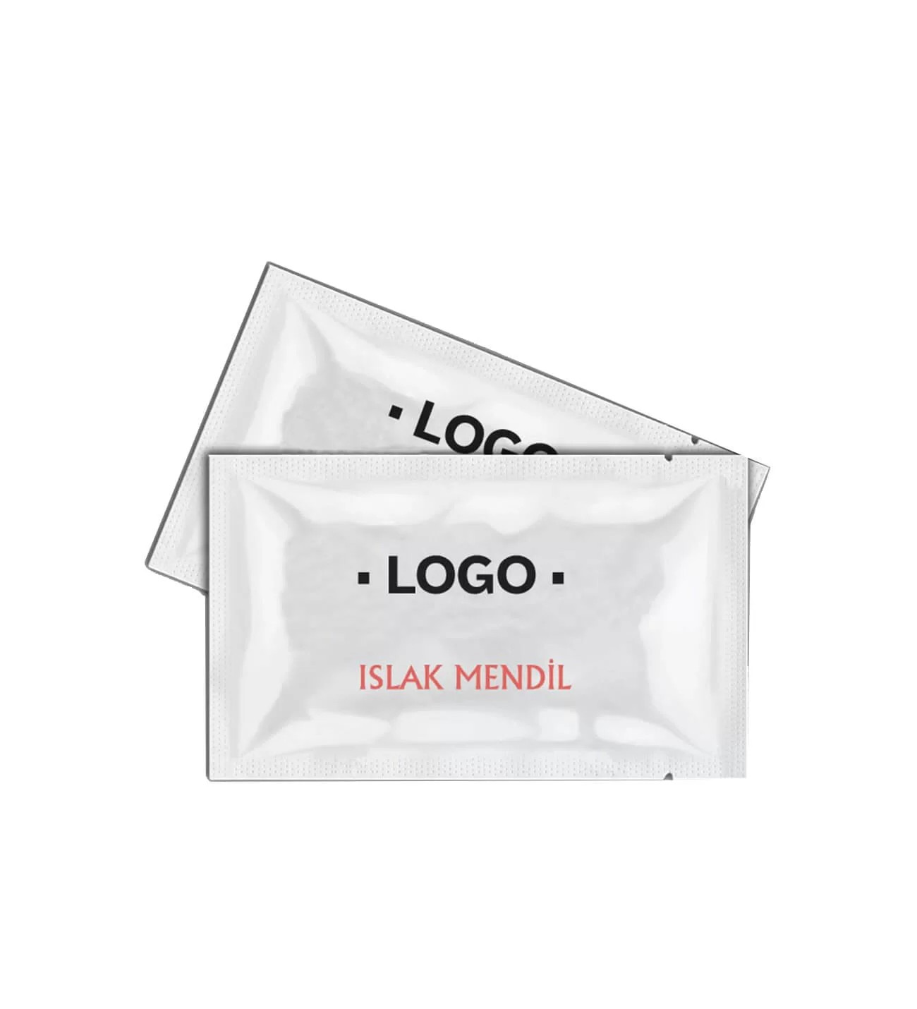 logolu ıslak mendil